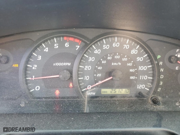 2005 Toyota Tundra SR5 with VIN 5TBBT44145S464674, listed as a Copart auction lot 48800745 with 251,210 mi miles and Salvage Title. Bid and sale history available at carsss.com. Image 9.