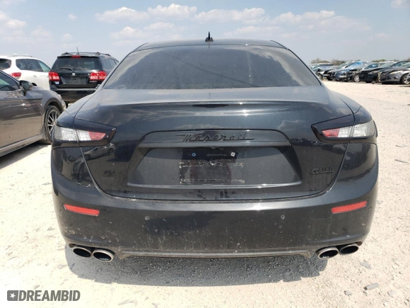 2015 Maserati Ghibli S Q4 with VIN ZAM57RTA7F1156917, listed as a Copart auction lot 66645593 with 92,750 mi miles. Bid and sale history available at carsss.com. Image 6.