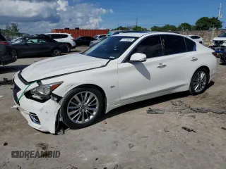 2019 Infiniti Q50 Luxe с VIN JN1EV7AP1KM542654, выставлен на аукционе Copart как лот 71116834 с пробегом 51 963 миль миль и На запчасти • Non repairable. История ставок и продаж доступна на DreamBid. Изображение 1.