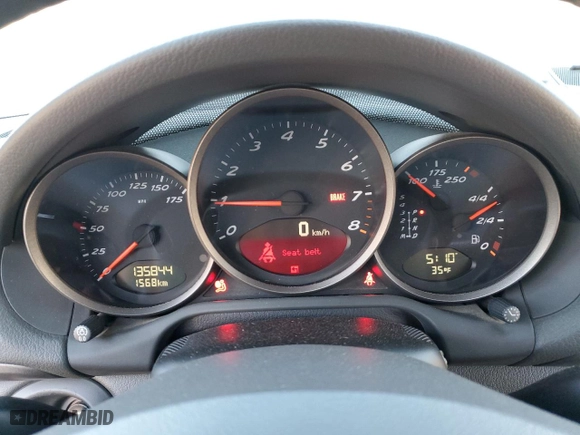 2006 Porsche Boxster with VIN WP0CA29876U712733, listed as a Copart auction lot 80086324 with 135,844 mi miles and Non Repairable. Bid and sale history available at carsss.com. Image 9.