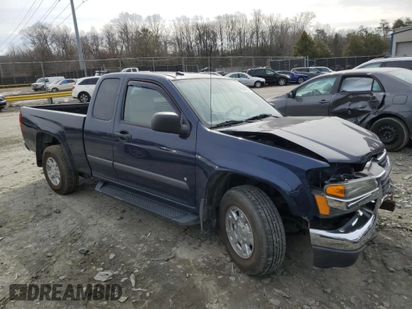 2008 GMC Canyon SL with VIN 1GTCS19E688175572, listed as a Copart auction lot 45641825 with 106,347 mi miles and Salvage Title. Bid and sale history available at carsss.com. Image 4.