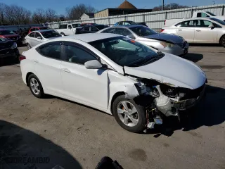 2014 Hyundai Elantra SE with VIN 5NPDH4AE7EH494038, listed as a Copart auction lot 45523975 with 112,656 mi miles and Salvage Title. Bid and sale history available at carsss.com. Image 4.