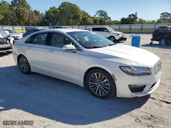 2017 Lincoln MKZ Select with VIN 3LN6L5C91HR600980, listed as a Copart auction lot 49834585 with 83,358 mi miles and Clean Title. Bid and sale history available at carsss.com. Image 4.