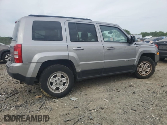 2017 Jeep Patriot Sport with VIN 1C4NJPBAXHD140823, listed as a Copart auction lot 56889905 with 134,532 mi miles and Clean Title. Bid and sale history available at DreamBid. Image 3.