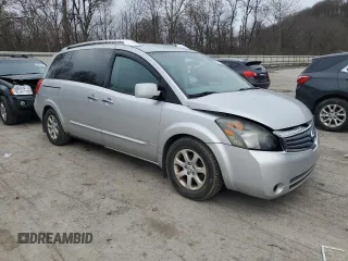 2009 Nissan Quest S with VIN 5N1BV28U99N106407, listed as a Copart auction lot 82570734 with 140,772 mi miles and Salvage Title. Bid and sale history available at carsss.com. Image 4.