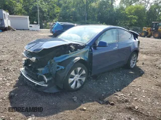 2024 Tesla Model Y Long Range с VIN 7SAYGAEEXRF983702, выставлен на аукционе Copart как лот 61536565 с пробегом Не указан миль и Списание • Salvage title. История ставок и продаж доступна на DreamBid. Изображение 1.
