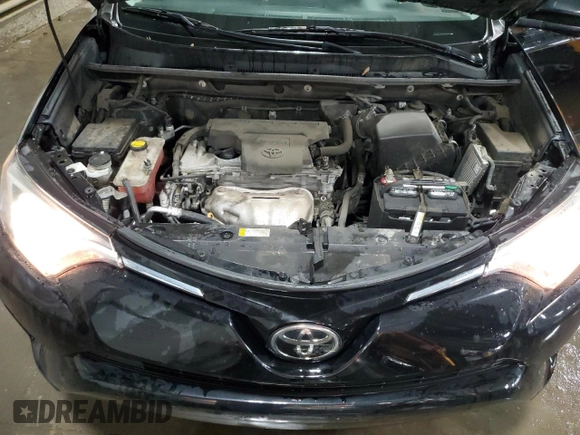 2017 Toyota RAV4 LE with VIN 2T3BFREV3HW617738, listed as a Copart auction lot 58712515 with 117,310 mi miles and Salvage title. Bid and sale history available at DreamBid. Image 12.
