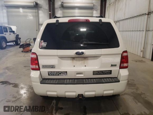 2010 Ford Escape XLT с VIN 1FMCU9DG9AKD32937, выставлен на аукционе Copart как лот 55406205 с пробегом 170 252 миль миль и Списание • Salvage title. История ставок и продаж доступна на DreamBid. Изображение 6.