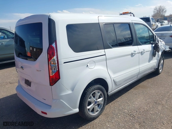 2014 Ford Transit Connect Wagon XLT with VIN NM0GE9F74E1133531, listed as a IAAI auction lot 41744477 with 73,653 mi miles. Bid and sale history available at carsss.com. Image 4.