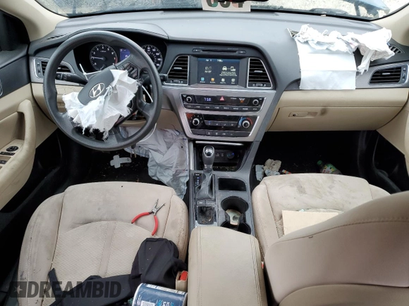 2016 Hyundai Sonata Sport with VIN 5NPE34AF1GH334705, listed as a Copart auction lot 52630395 with 141,267 mi miles and Non Repairable. Bid and sale history available at DreamBid. Image 8.