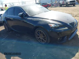 2014 Lexus IS 250 with VIN JTHBF1D24E5040227, listed as a IAAI auction lot 41777593 with 160,991 mi miles. Bid and sale history available at carsss.com. Image 1.