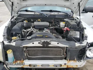 2005 Dodge Dakota SLT with VIN 1D7HE42N75S290422, listed as a Copart auction lot 59613155 with 132,450 mi miles and Salvage title. Bid and sale history available at DreamBid. Image 11.
