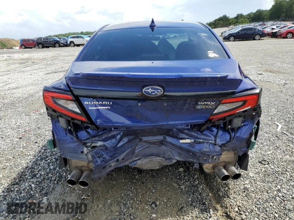 2022 Subaru WRX GT with VIN JF1VBAU6XN8025183, listed as a Copart auction lot 61403135 with 31,335 mi miles and Salvage title. Bid and sale history available at DreamBid. Image 6.