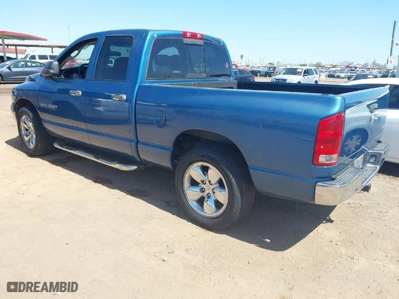 2005 Dodge Ram 1500 SLT with VIN 1D7HA18D35S284397, listed as a IAAI auction lot 41981613 with 205,469 mi miles. Bid and sale history available at carsss.com. Image 3.