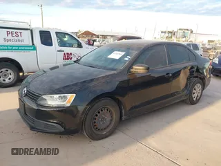 2012 Volkswagen Jetta Sedan S with VIN 3VW2K7AJ5CM361645, listed as a IAAI auction lot 41321844 with 175,444 mi miles. Bid and sale history available at carsss.com. Image 2.