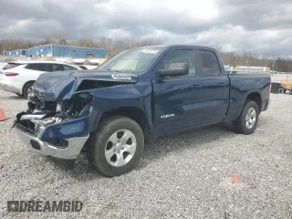 2021 Ram 1500 Big Horn with VIN 1C6SRFBT8MN737326, listed as a Copart auction lot 49912775 with 21,666 mi miles and Salvage Title. Bid and sale history available at carsss.com. Image 1.