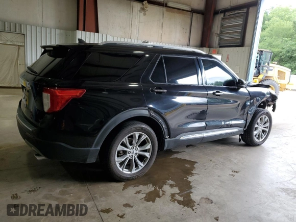 2022 Ford Explorer Limited with VIN 1FMSK7FH8NGA56609, listed as a Copart auction lot 56428135 with 59,928 mi miles and Salvage title. Bid and sale history available at DreamBid. Image 3.