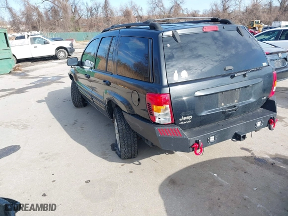2004 Jeep Grand Cherokee Limited with VIN 1J4GW58N74C120435, listed as a IAAI auction lot 41815094 with 193,056 mi miles. Bid and sale history available at carsss.com. Image 3.
