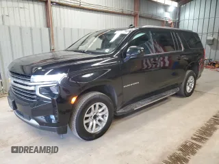 2023 Chevrolet Suburban LT z VIN 1GNSKCKD1PR259601, wystawiony jako Copart lot #51640525 z przebiegiem 70 028 mil mil oraz Czysty tytuł • Clean title. Historia ofert i sprzedaży dostępna na DreamBid. Obrazek 1.