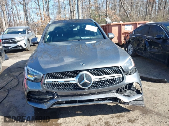 2020 Mercedes-Benz GLC with VIN WDC0G8EB3LF695087, listed as a IAAI auction lot 41588957 with 53,355 mi miles. Bid and sale history available at carsss.com. Image 12.