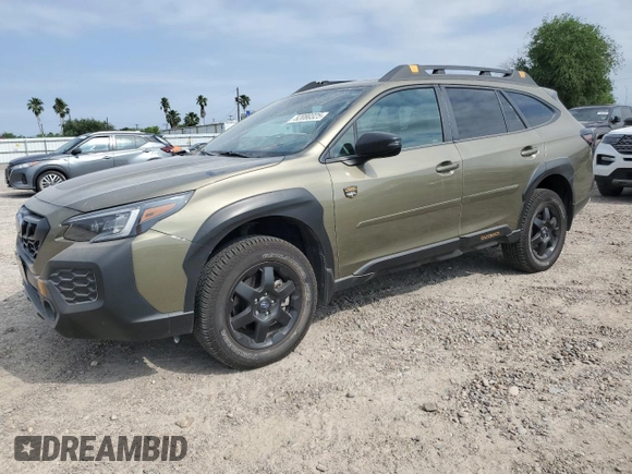 2025 Subaru Outback Wilderness с VIN 4S4BTGUD9S3127669, выставлен на аукционе Copart как лот 52080325 с пробегом 14 184 миль миль и Списание • Salvage title. История ставок и продаж доступна на DreamBid. Изображение 1.