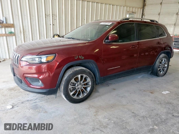 2019 Jeep Cherokee Latitude Plus z VIN 1C4PJLLB0KD160112, wystawiony jako Copart lot #61689185 z przebiegiem 72 019 mil mil oraz Szkoda całkowita • Salvage title. Historia ofert i sprzedaży dostępna na DreamBid. Obrazek 1.