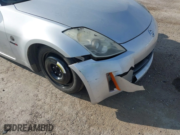 2007 Nissan 350Z Touring with VIN JN1BZ36A27M654486, listed as a IAAI auction lot 41416395 with 132,401 mi miles. Bid and sale history available at carsss.com. Image 6.