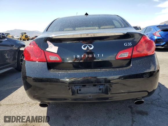 2008 Infiniti G35 Journey with VIN JNKBV61E48M223376, listed as a Copart auction lot 59318035 with 161,917 mi miles and Clean title. Bid and sale history available at DreamBid. Image 6.