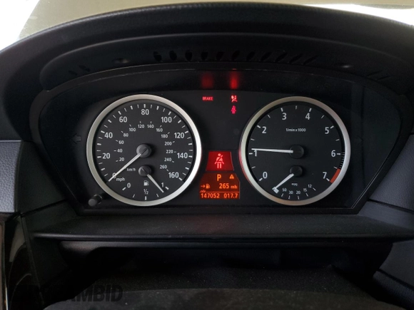 2005 BMW 5 Series 530i with VIN WBANA73535CR59463, listed as a Copart auction lot 67878994 with 147,052 mi miles and Salvage Title. Bid and sale history available at DreamBid. Image 9.