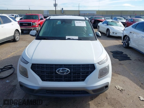 2022 Hyundai Venue SE with VIN KMHRB8A30NU134852, listed as a IAAI auction lot 41346732 with 45,086 mi miles and . Bid and sale history available at DreamBid. Image 12.