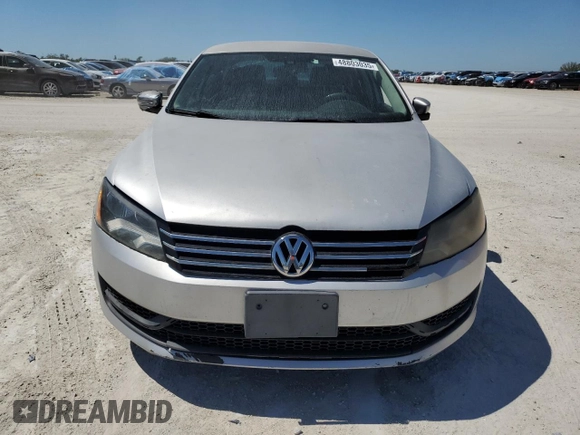 2013 Volkswagen Passat S with VIN 1VWAP7A38DC079906, listed as a Copart auction lot 48803035 with 161,262 mi miles and Non repairable. Bid and sale history available at DreamBid. Image 5.