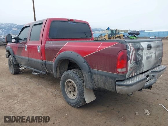 2003 Ford Super Duty F-250 XL with VIN 1FTNW21P83ED49491, listed as a IAAI auction lot 41784200 with 225,204 mi miles. Bid and sale history available at carsss.com. Image 3.