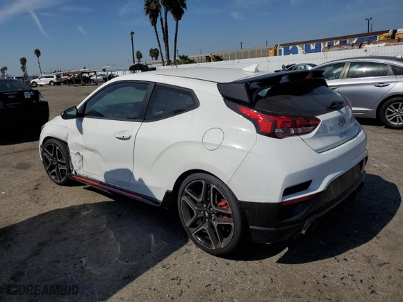 2022 Hyundai Veloster N with VIN KMHT36AH5NU012944, listed as a Copart auction lot 73705614 with NaN miles and Salvage Title. Bid and sale history available at carsss.com. Image 2.