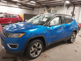 2020 Jeep Compass Limited with VIN 3C4NJDCB4LT159117, listed as a IAAI auction lot 41428741 with 59,337 mi miles. Bid and sale history available at carsss.com. Image 17.