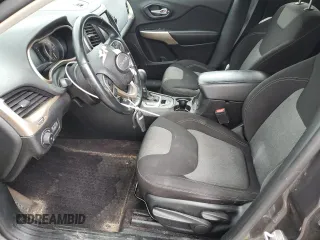2018 Jeep Cherokee Latitude Tech Connect with VIN 1C4PJMCX8JD588624, listed as a Copart auction lot 59873355 with 108,896 mi miles and Salvage title. Bid and sale history available at DreamBid. Image 7.