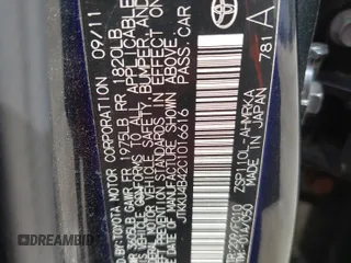 2012 Scion xD with VIN JTKKU4B42C1016616, listed as a Copart auction lot 50507065 with 216,911 mi miles and Clean Title. Bid and sale history available at DreamBid. Image 13.