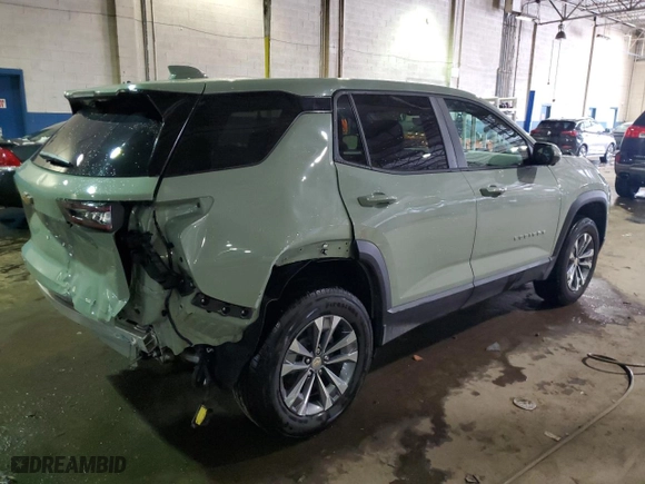 2025 Chevrolet Equinox FWD LT with VIN 3GNAXHEG1SL151625, listed as a Copart auction lot 44146115 with 519 mi miles and Salvage Title. Bid and sale history available at carsss.com. Image 3.