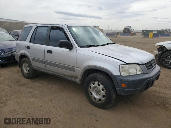 2001 Honda CR-V LX with VIN JHLRD28431S017351, listed as a Copart auction lot 52381105 with 118,970 mi miles and Salvage Title. Bid and sale history available at carsss.com. Image 4.