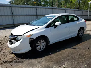2012 Honda Civic LX z VIN 19XFB2F57CE043782, wystawiony jako Copart lot #52384305 z przebiegiem 170 544 mil mil oraz Szkoda całkowita • Salvage title. Historia ofert i sprzedaży dostępna na DreamBid. Obrazek 1.