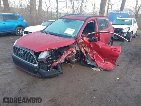 2023 Toyota Corolla Cross XLE with VIN 7MUDAABG0PV075695, listed as a IAAI auction lot 41170086 with 5,789 mi miles and . Bid and sale history available at DreamBid. Image 18.