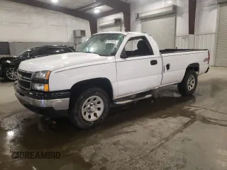 2006 Chevrolet Silverado 1500 Work Truck with VIN 3GCEK14X86G240897, listed as a Copart auction lot 80184834 with 103,530 mi miles and Salvage Title. Bid and sale history available at carsss.com. Image 1.