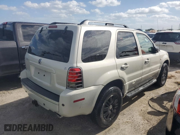 2007 Mercury Mariner Premier with VIN 4M2CU87197KJ06311, listed as a Copart auction lot 79857684 with 63,176 mi miles and Non repairable. Bid and sale history available at DreamBid. Image 3.