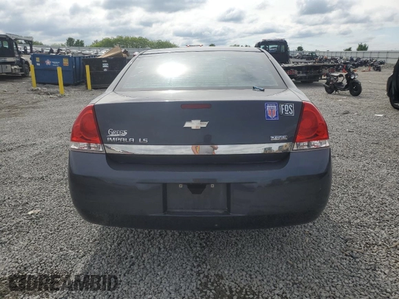 2009 Chevrolet Impala LS with VIN 2G1WB57K191266226, listed as a Copart auction lot 56342605 with 135,042 mi miles and Clean Title. Bid and sale history available at DreamBid. Image 6.