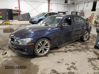 2013 BMW 3 Series 328i xDrive with VIN WBA3B3C54DJ976750, listed as a Copart auction lot 87681595 with 0 mi miles and Salvage Title. Bid and sale history available at carsss.com. Image 1.