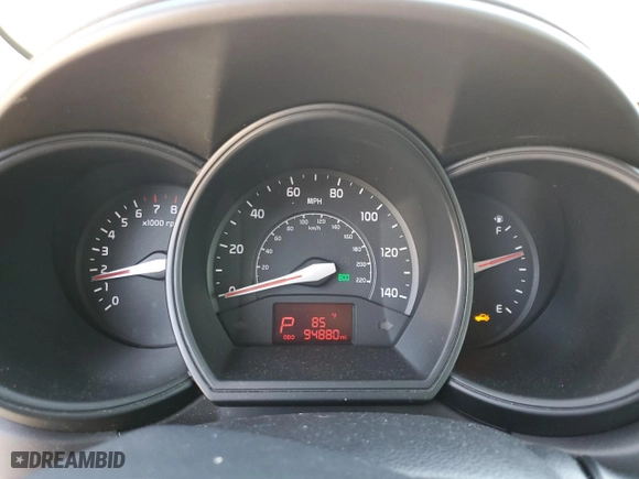 2013 Kia Rio SX with VIN KNADN5A32D6303905, listed as a Copart auction lot 52842575 with 94,880 mi miles and Salvage Title. Bid and sale history available at carsss.com. Image 9.