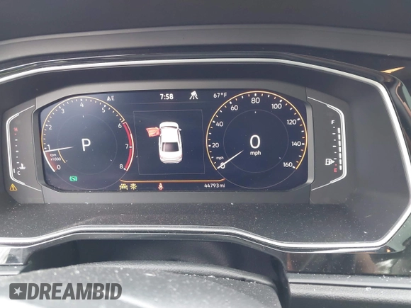 2021 Volkswagen Jetta SEL with VIN 3VWE57BUXMM102387, listed as a IAAI auction lot 42711974 with 44,793 mi miles and . Bid and sale history available at DreamBid. Image 7.