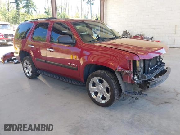 2007 Chevrolet Tahoe LS with VIN 1GNFC13C07R256584, listed as a IAAI auction lot 42678748 with 214,040 mi miles and . Bid and sale history available at DreamBid. Image 1.