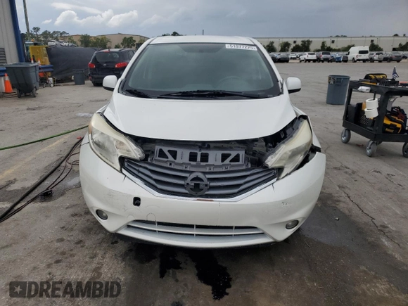 2014 Nissan Note S with VIN 3N1CE2CPXEL418968, listed as a Copart auction lot 51977225 with 153,123 mi miles and Salvage Title. Bid and sale history available at DreamBid. Image 5.
