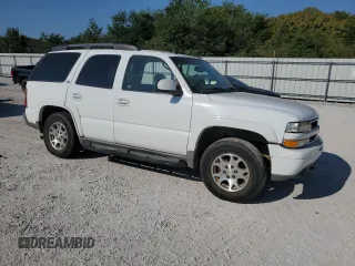 2003 Chevrolet Tahoe Z71 with VIN 1GNEK13Z23R205780, listed as a Copart auction lot 71045034 with 294,759 mi miles and Salvage Title. Bid and sale history available at carsss.com. Image 4.