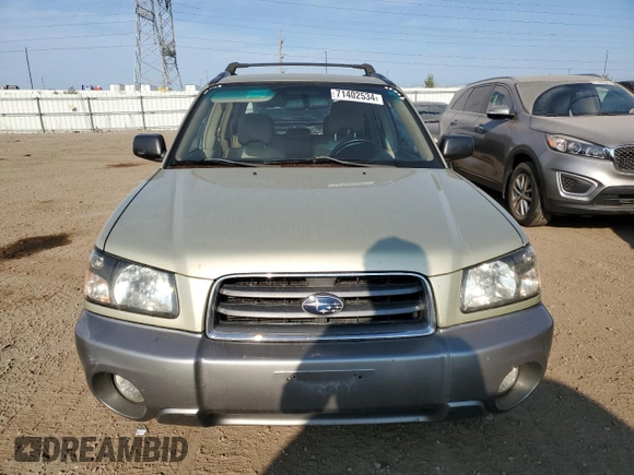 2003 Subaru Forester XS with VIN JF1SG65643H738836, listed as a Copart auction lot 71402534 with 219,860 mi miles and Salvage Title. Bid and sale history available at carsss.com. Image 5.